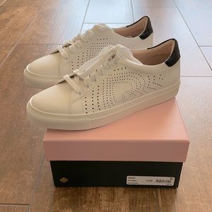 KATE SPADE NWT Aaron sneaker tennis shoe white 7 M
